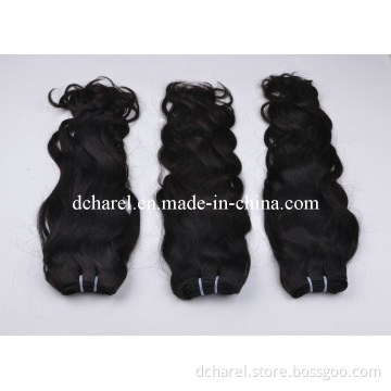 Wavy Texture Double Drawn Thick Ends Factory Price Human Hair Weft